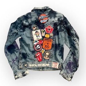 Vintage True Religion denim embellished jean jacket